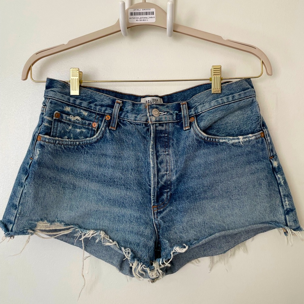 Agolde Parker Vintage Cut Off Shorts size 29